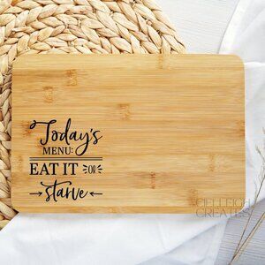 Individual Charcuterie board - Today's Menu, Eat it Or Starve